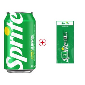 스프라이트 CAN 350ml 24입 + 스프라이트 키캡키링 (옵션선택)
