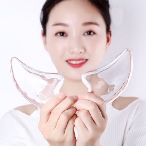 하트괄사 괄사 마사지 투명 크리스탈 마사지기 마사지 도구 얼굴 경락 셀프 괄사기 물고기