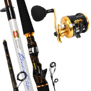 선상 문어 낚시 해동 겐조옥토퍼스 C195 바낙스 백드롭 릴세트