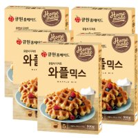 큐원 와플믹스 5개 와플 브런치 아침 만들기 베이킹 아이 간식 도넛 샌드위치 메이크 빵