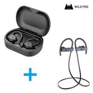 와일드프로 MT-BE1018D Plus+넥밴드 MT-BE1015그레이