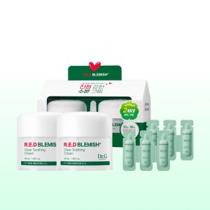 닥터지 레드 블레미쉬 클리어 수딩 크림 50mL 듀오 기프트 세트