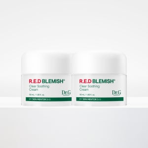 닥터지 레드 블레미쉬 클리어 수딩 크림 50mL 듀오 기프트 세트