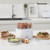 라쿠진 멀티 쿠커 푸드 스티머 화이트 LCZ060WT / 다용도 계란찜기 스팀