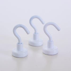 [헤븐센스] 마그네틱 자석 후크 고리 마스크걸이 3P 세트 화이트16