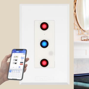 스마트 스위치 IoT전기 자동전등 조명 무선 매립형 원격 터치버튼 리모컨 누워서불끄기1구