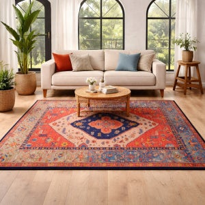 페르시안 러그 사계절 거실 카페트 먼지없는 대형 단모 워셔블 15번