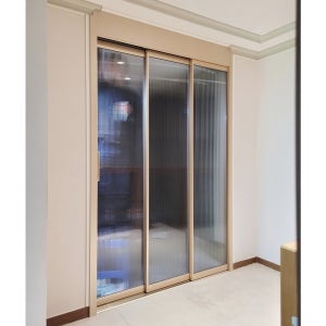 샴페인골드 도장중문 부산 울산 양산 김해 경남지역 아파트 현관중문 설치