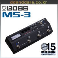 BOSS MS-3 멀티이펙터 스위처 MS3 통합 페달 보드 솔루션