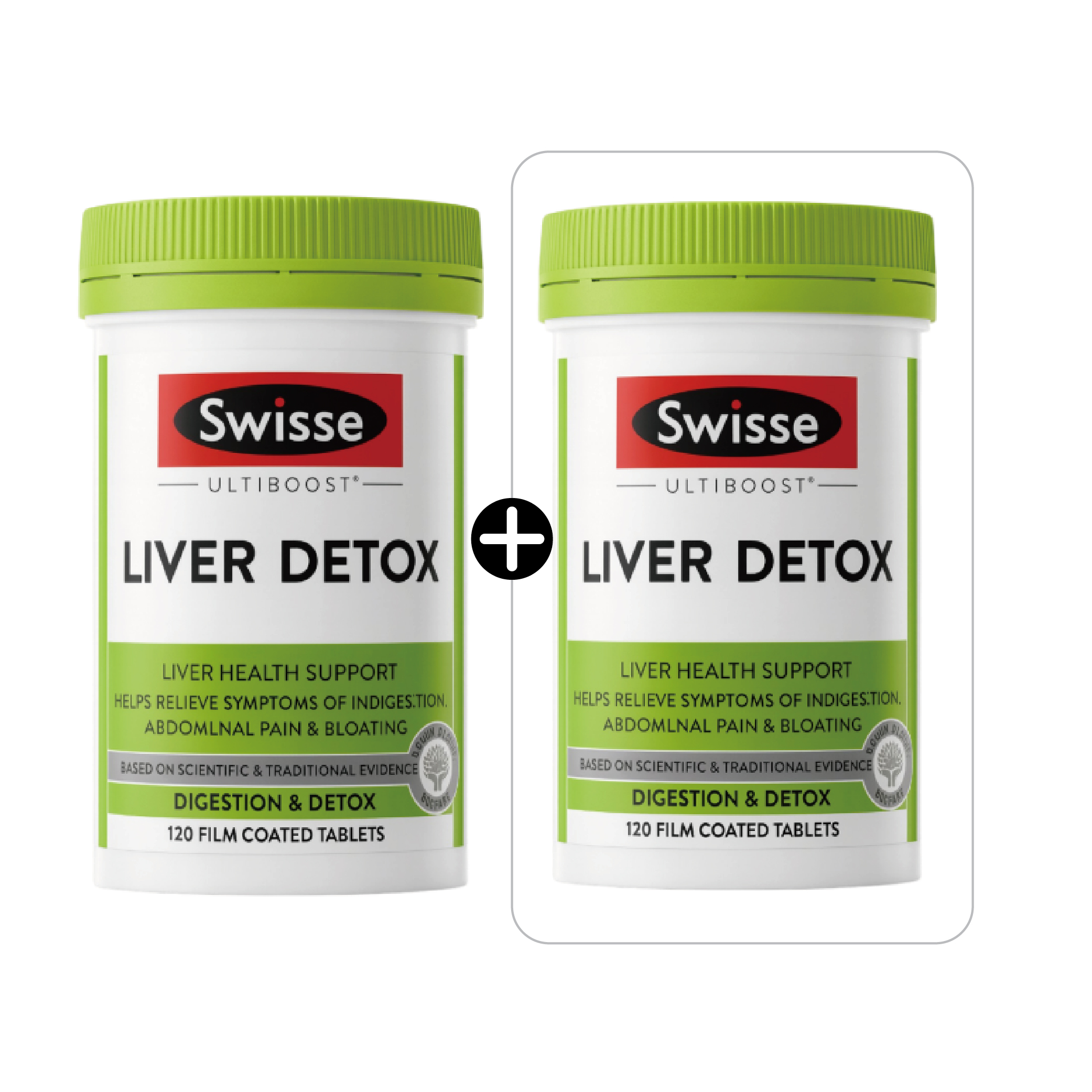 [1+1]스위스 울티부스트 <b>리버 디톡스</b> 120정x2ea