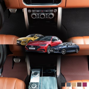 미로 엠보싱카매트 / 쏘나타 DN8 2021년형 자동차 고무매트