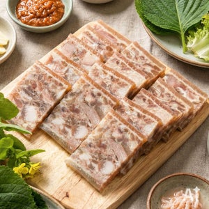 금수명가 옛날 진 편육 국내산 돈 돼지 고기 머리 머릿고기 500g 소스 제공
