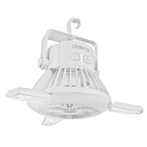 델루체 캠핑용 무선 LED 선풍기 DLF-CP75W 대용량 배터리