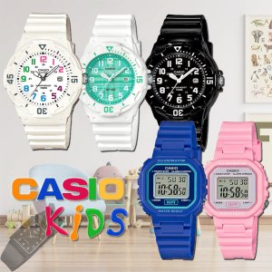 카시오 어린이시계 아동 유아용 초등학생 손목 전자시계 키즈워치 방수시계 생일 입학선물
