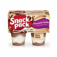 Snack Pack 스낵팩 초콜릿 바닐라 푸딩 4개입 368g 12팩