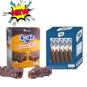 [Gery] 게리 웨이퍼 크런치롤 24g x 12개입 초콜릿 카라멜 바닐라 초코 초코스틱