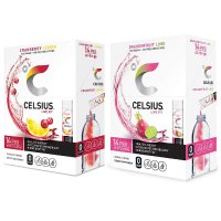 CELSIUS On-the-Go Powder 미국 셀시우스 온더고 드링크 파우더 크랜베리레몬 & 용과라임 14개입 2팩