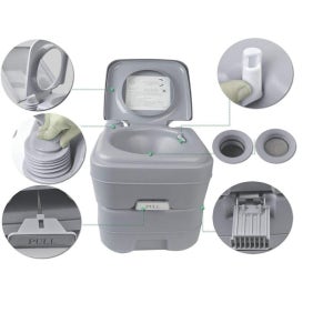 카라반이동식야외캠핑변기 휴대용수세식변기 10리터