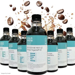 소르방 콜드브루 진한 더치커피 원액 500ml / 1000ml 브라질 세하도 외7종 디카페인 콜드브루 콜롬비아 수프리모 케냐 에티오피아 예가체프 커피구독