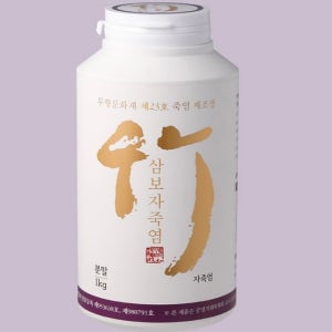 [제조사직배송]삼보죽염 자죽염 9회 용융 결정 분말형 1kg 용기 벌크