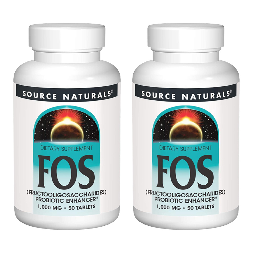소스내츄럴스 FOS <b>프락토올리고당</b> 1000mg 50정 2개