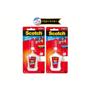 3M 스카치 안전버튼 순간 접착제 AD124-L,AD124-G