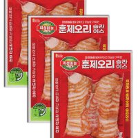 롯데 의성마늘 훈제오리 슬라이스 400g x 3팩