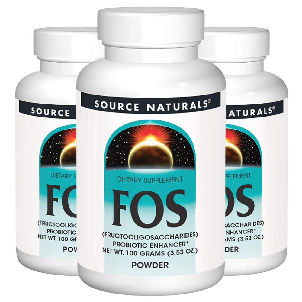소스내츄럴스 FOS <b>프락토올리고당</b> 파우더 100g 3개