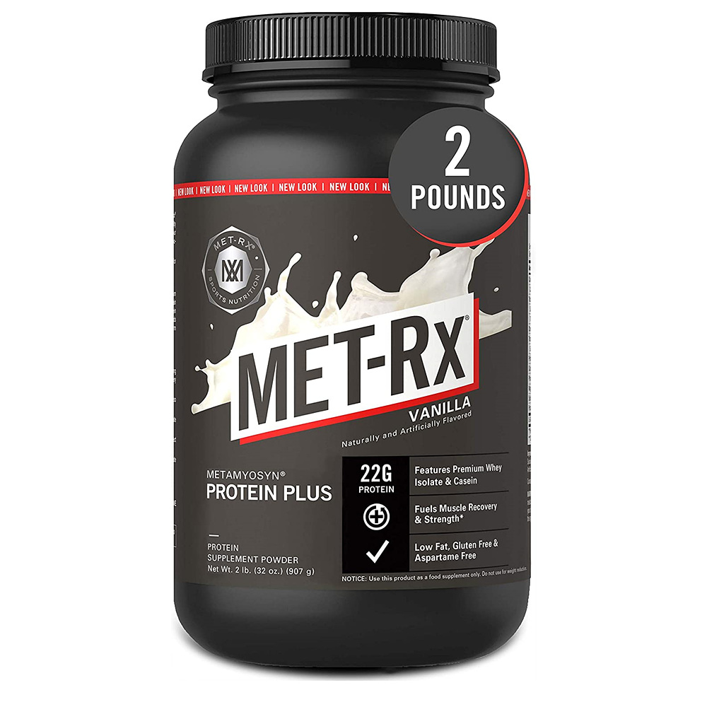 <b>MET-Rx 프로틴</b> 플러스 파우더 907g 바닐라 MET-Rx Metamyosyn Protein Plus Whey Isolate and Casein Prote