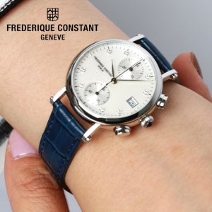 6구 보관함+프레드릭 콘스탄트 클래식 쿼츠 크로노 그래프 여성 시계 FC-291MPWD2R6 스타일리더 백화점AS