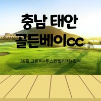 충남 태안 골든베이cc 1박2일골프여행