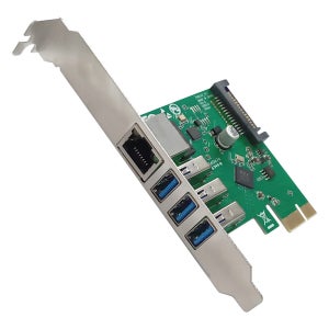 [이지넷유비쿼터스] NEXT-409LU3 기가랜+USB3.0 3포트 PCIe 확장카드