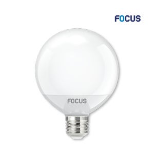 NEW LED 볼구 포커스 숏타입 G95 주광색 12W (밝은형광등빛)