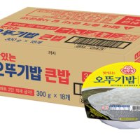 오뚜기 큰밥 300g x 18개 1박스 자취 간편 즉석밥