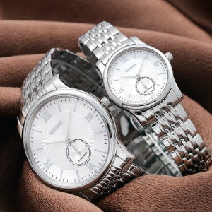 본사직영/정품 가이거 스위스 메이드 커플 메탈시계 GE6030WS