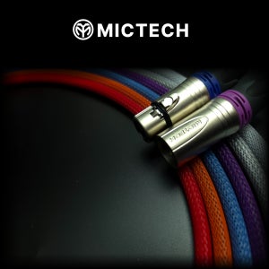 MICTECH 마이크 케이블 스탠다드 커스텀 XLR F - XLR M BLACK 1M