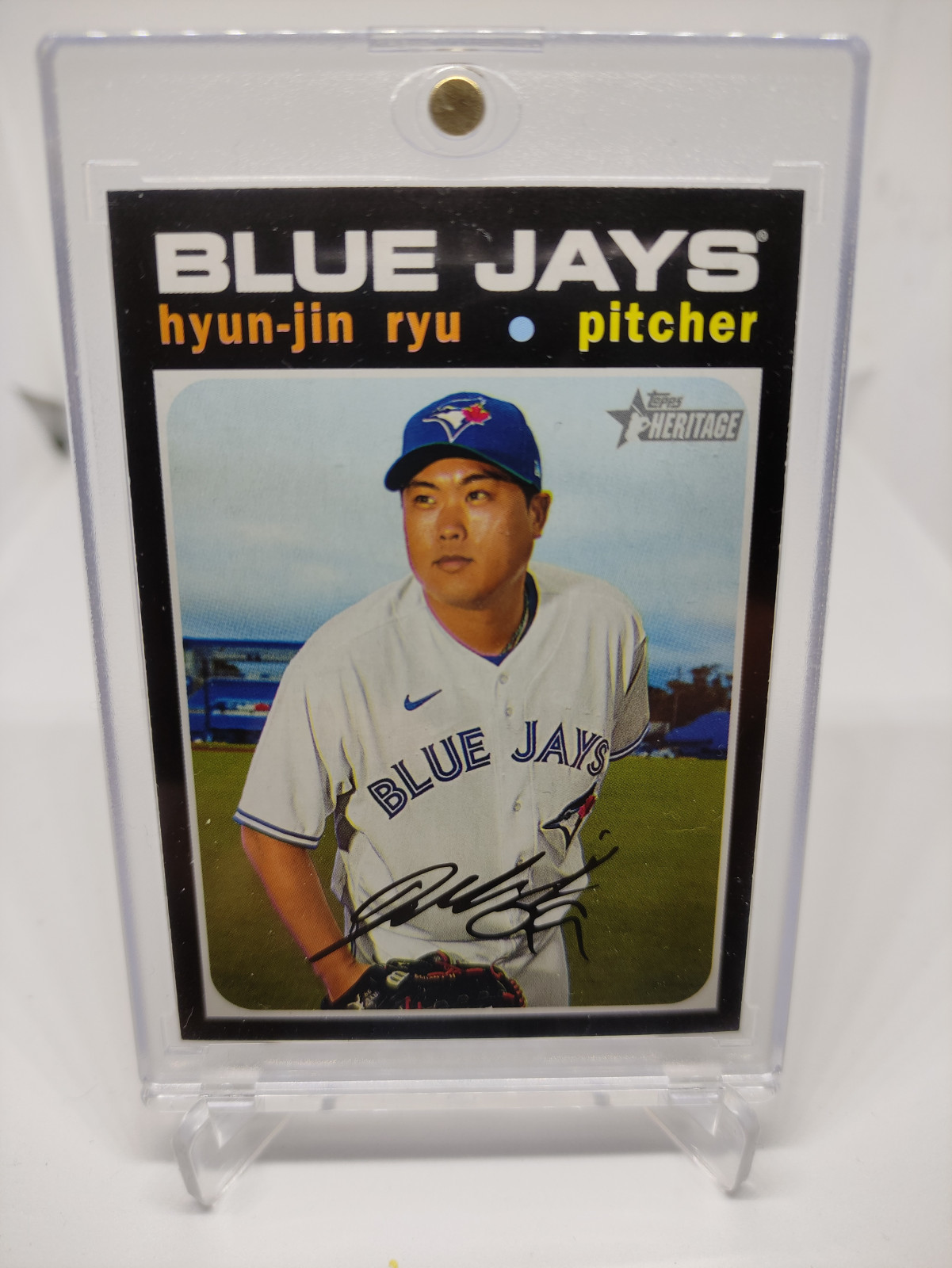 2020 Topps Heritage 566번 류현진 Hyunjin 야구 류현진 MLB 카드