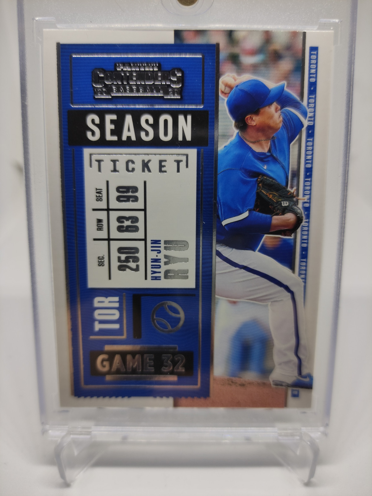 2020 Panini Contenders 11번 류현진 Ryu 토론토 야구 MLB 카드