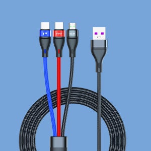 에이링크 3in1 맥스 5핀 8핀 C타입 급속 충전케이블 MX3-1