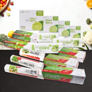 크린백 롤타입 일회용비닐 크린롤백 위생팩 롤팩 비닐 봉투 소 중 대
