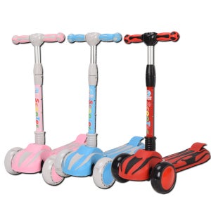 누림 어린이 킥보드 광폭 휠 발광바퀴 접이식 멜로디 기능