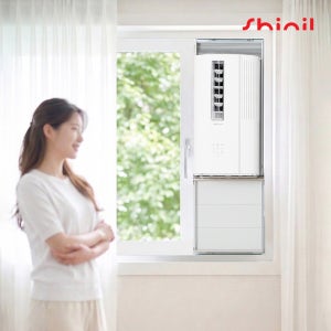 [26년형] 신일 창문형 에어컨 1등급 인버터 일체형 창틀형 창문식 소형 원룸 자가설치