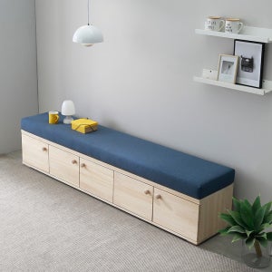 코젯 2000 수납형 원목 수납 벤치 소파 GM350C