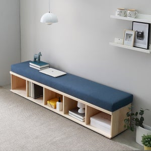 코젯 원목 긴 일자 편한 수납 벤치 소파 의자 2000 GM349C