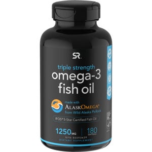 Sports Research 스포츠리서치 알레스카 피쉬오일 오메가3 1250mg 180정