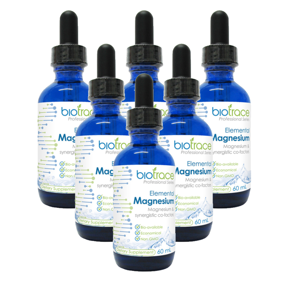 바이오트레이스 <b>엘레멘탈 마그네슘</b> 60ml X 6개