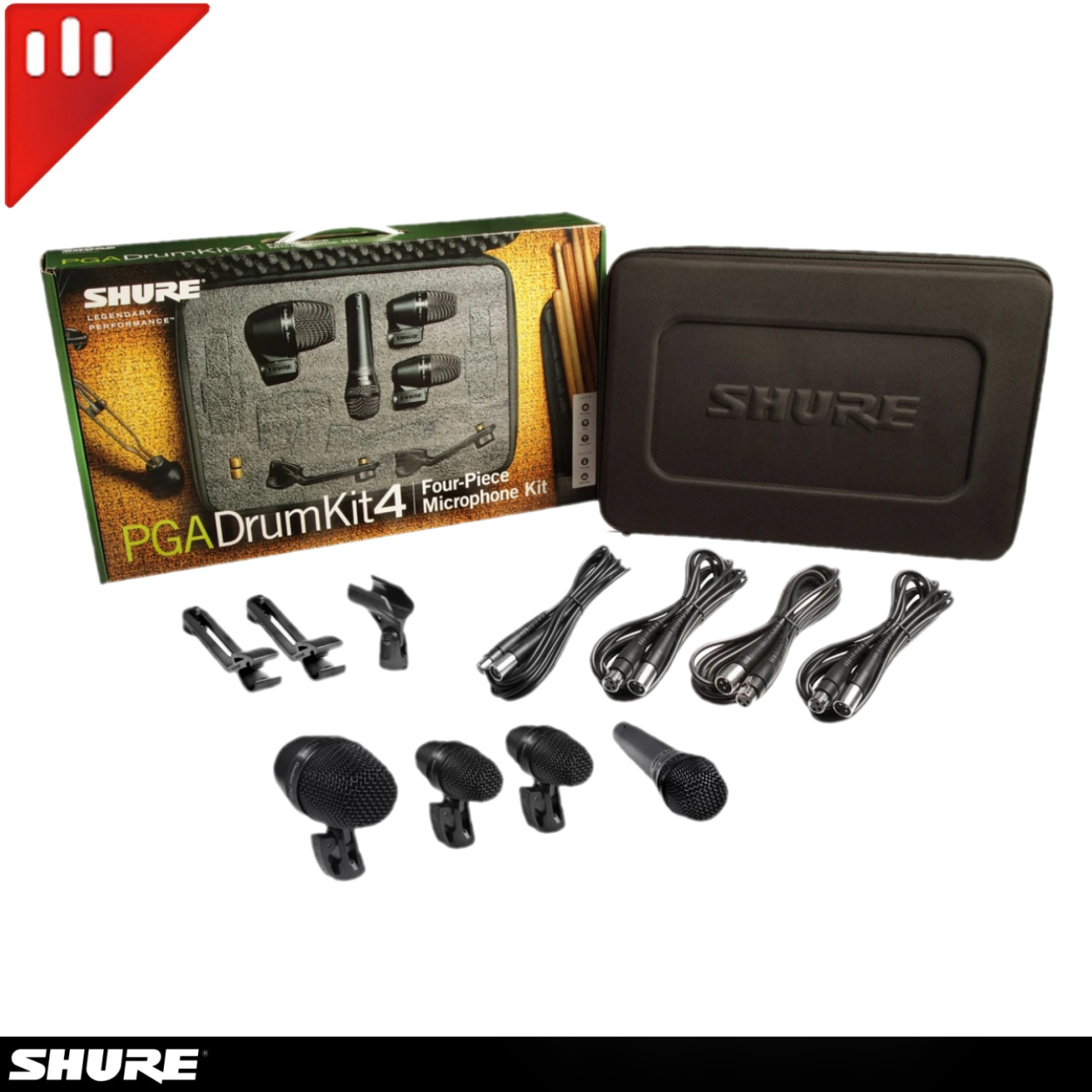 SHURE PGADRUMKIT / 슈어 드럼마이크 세트 / 마이크 선택