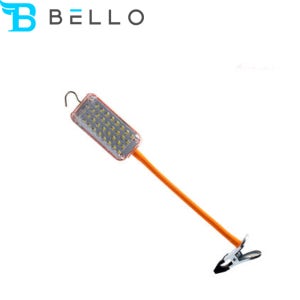 에이케이라온 34구 LED 국산 충전식 작업등 집게 자바라 C1B 마그네틱