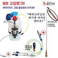 S-gyver 출장 전문가용 자동차 에바크리닝 차량 에어컨냄새 제거 고압 에어컨청소 장비