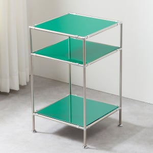 엘린 400 3단 낮은 선반 팬트리 선반장 수납 책장 스테인리스 가방 진열장 다용도 정리